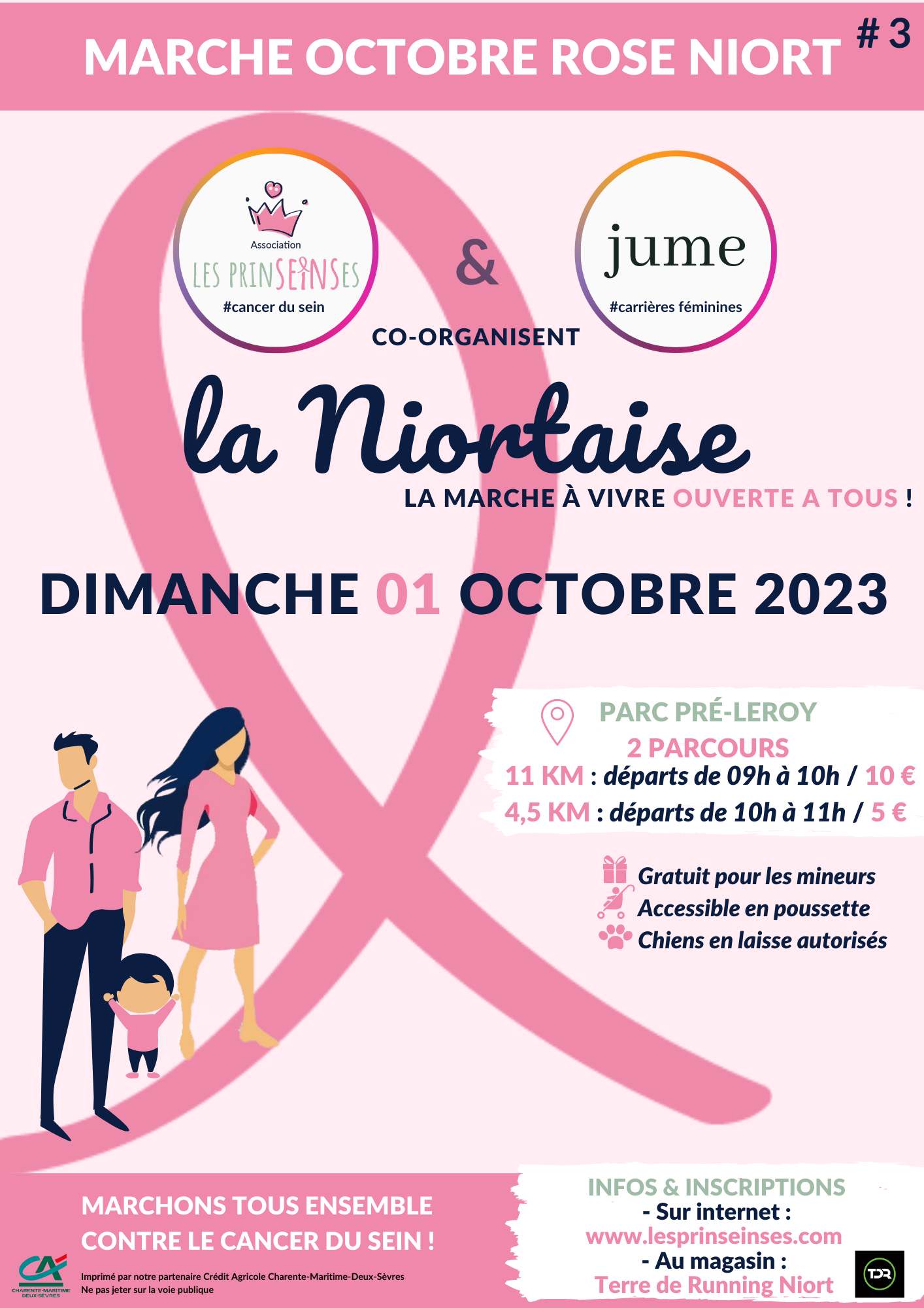Marche Rose Association Les Prinseinses Contre Le Cancer Du Sein